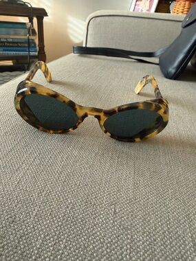 Vintage Morgenthal Frederics tortoise shell design sunglasses Bruno France